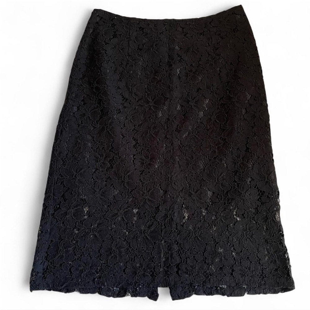 Simply Styled by Sears Black Overlay Lace Skirt ✨